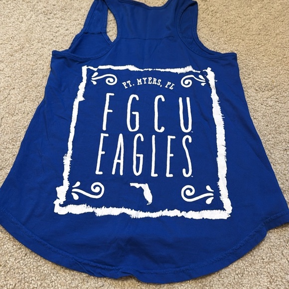 NWT Florida Gulf Coast University Eagles Racerback Tank Top - Picture 8 of 9